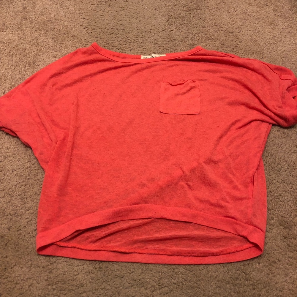 3 for $13! Sheer Coral Bikini Cover Up Top